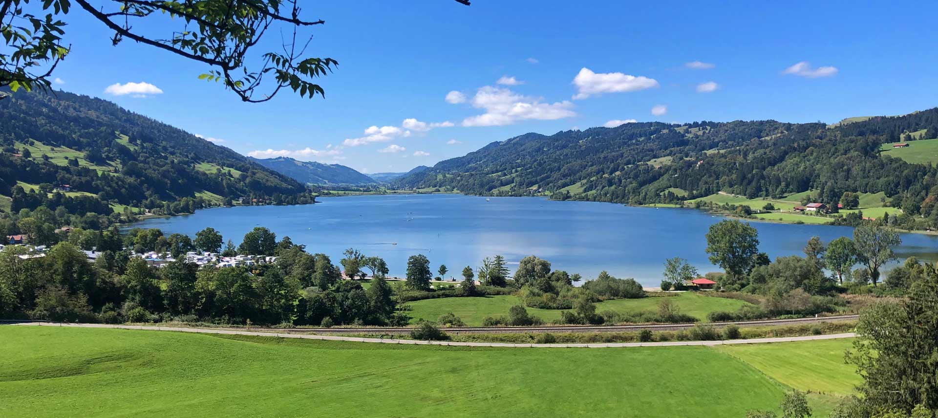 Der Große Alpsee in Immenstadt